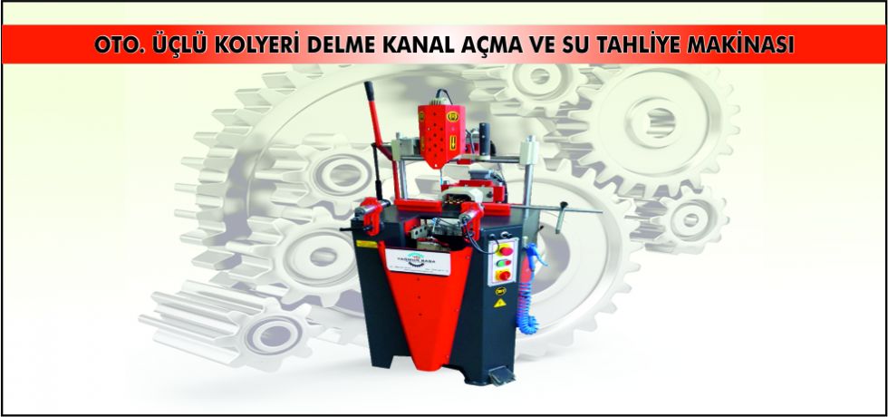 ÜÇLÜ KOL YERİ DELME VE SU TAHLİYE MAKİNASI 